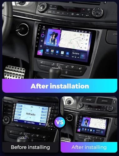 Pantalla Android Auto Mercedes W211 inalámbrica con Mirror Link 2