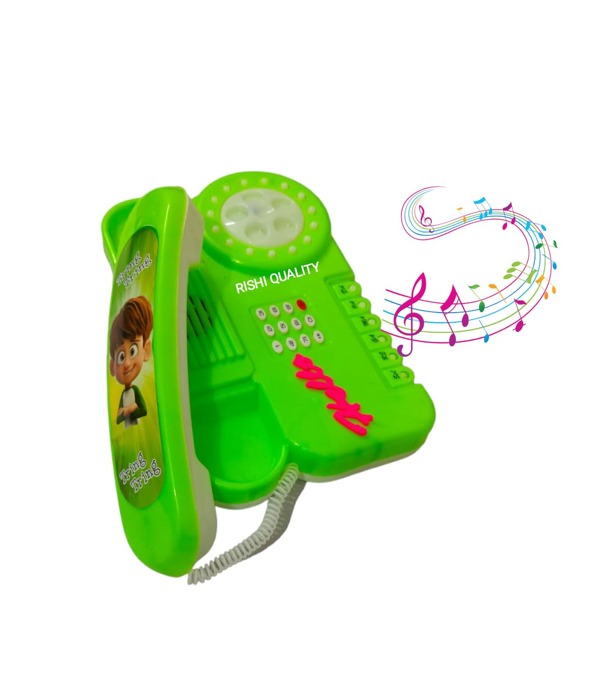 RISHI QUALITY Retro Musical & Lighting Telephone Phone for Kids, Babies. Phone Toy for Kids 3+ Year Boys/Girls.(Colour May Vary) (B0D6N6FRNY) Amazon Price History, Amazon Price Tracker