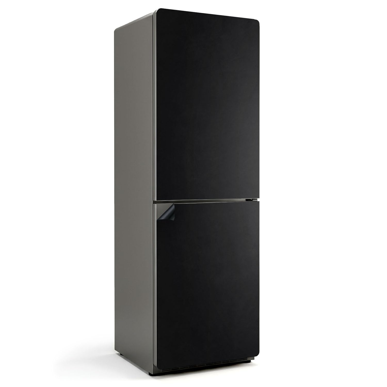 Tappetini Magnetici per Frigorifero 60x180 cm Cucina Rettangolare Ristrutturazione Sostenibile Rinnovo Stampato Decorazione Impermeabile - Colore nero