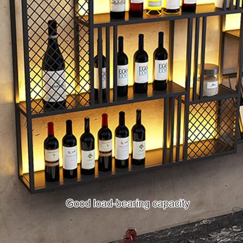 Soporte para botellas de vino negro 120x20x120 cm miniatura 6