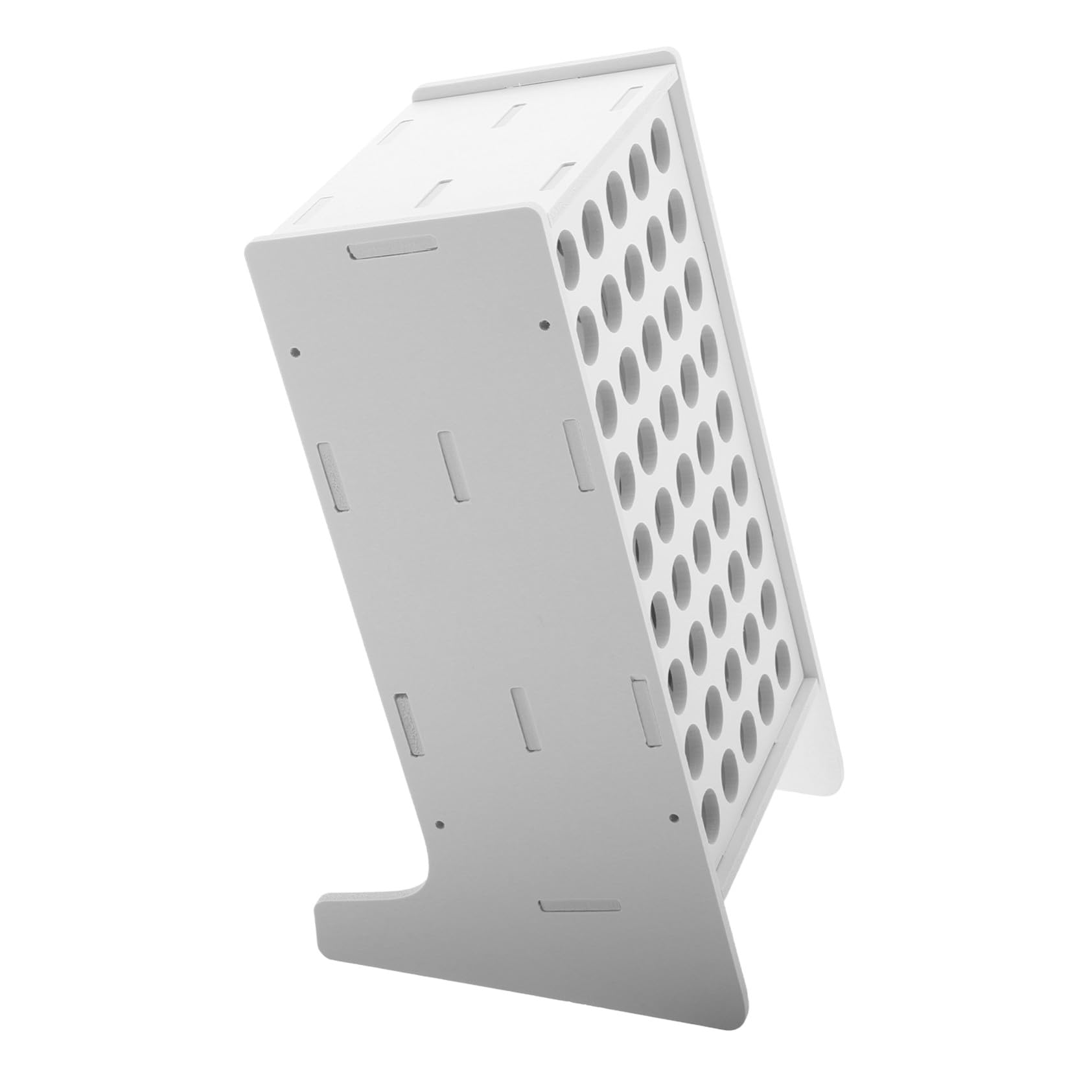 WOONEKY Organizer Facile da Pulire in Plastica 45 Fori Portapenne e Design Inclinato per Festa Scuola Decor e Uso Domestico e Scolastico