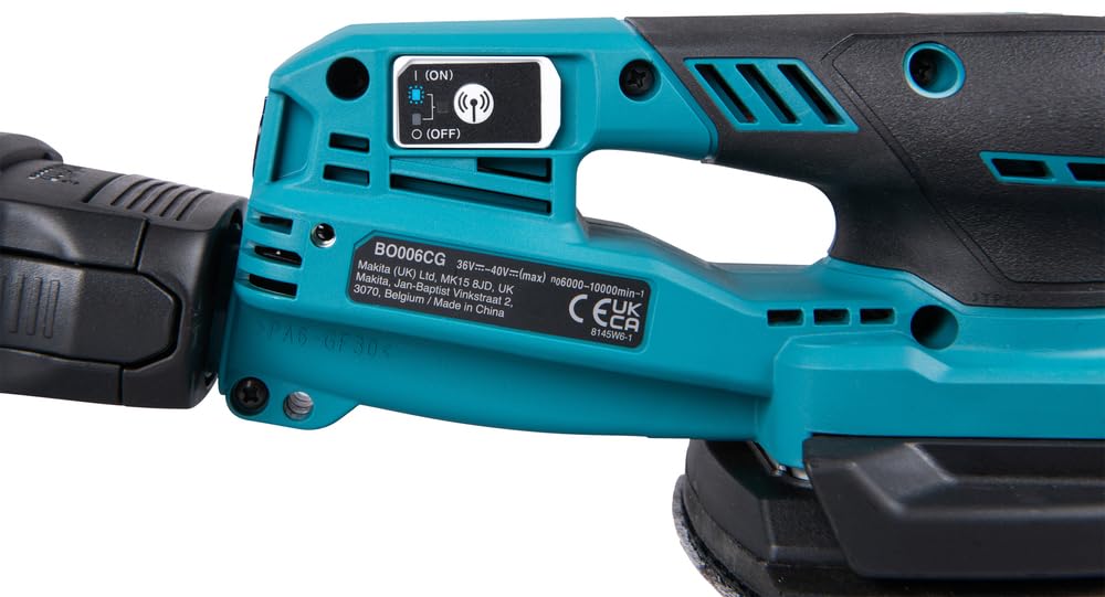 Makita BO006CGZ - Levigatrice a delta a batteria 40 V max. / 100 x 150 mm (senza caricatore e batterie)