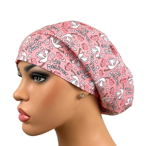 Gorro quirúrgico Euro Scrub rosa miniatura 1