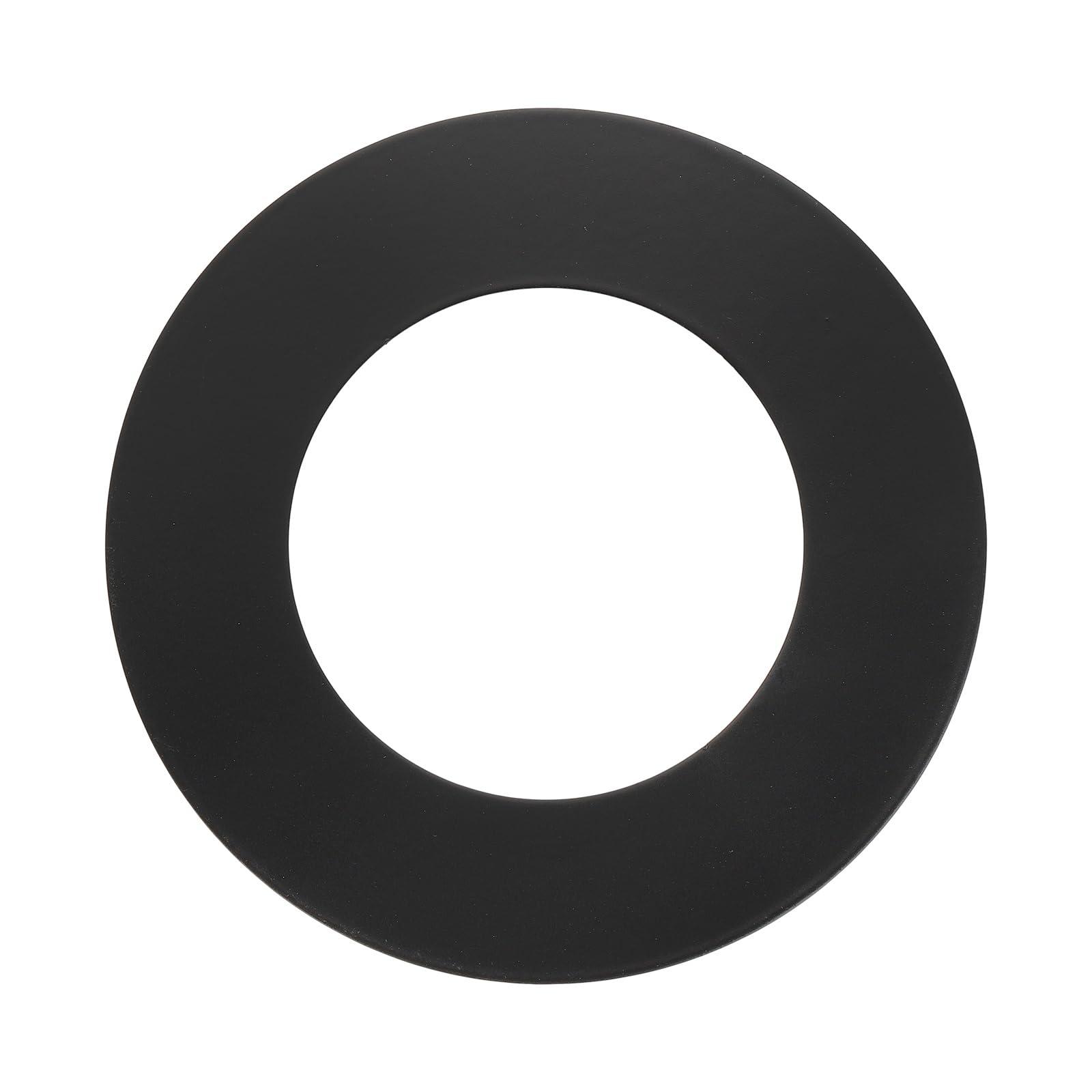 sourcing map Goof Rings, 2.76" ID 4.7" OD Steel Flat Goof Trim Ring Light Cover Plate Flush Mount Can Converter for Recessed Downlight Vent Ceiling Medallion Wall Hole Decor, Matte Black