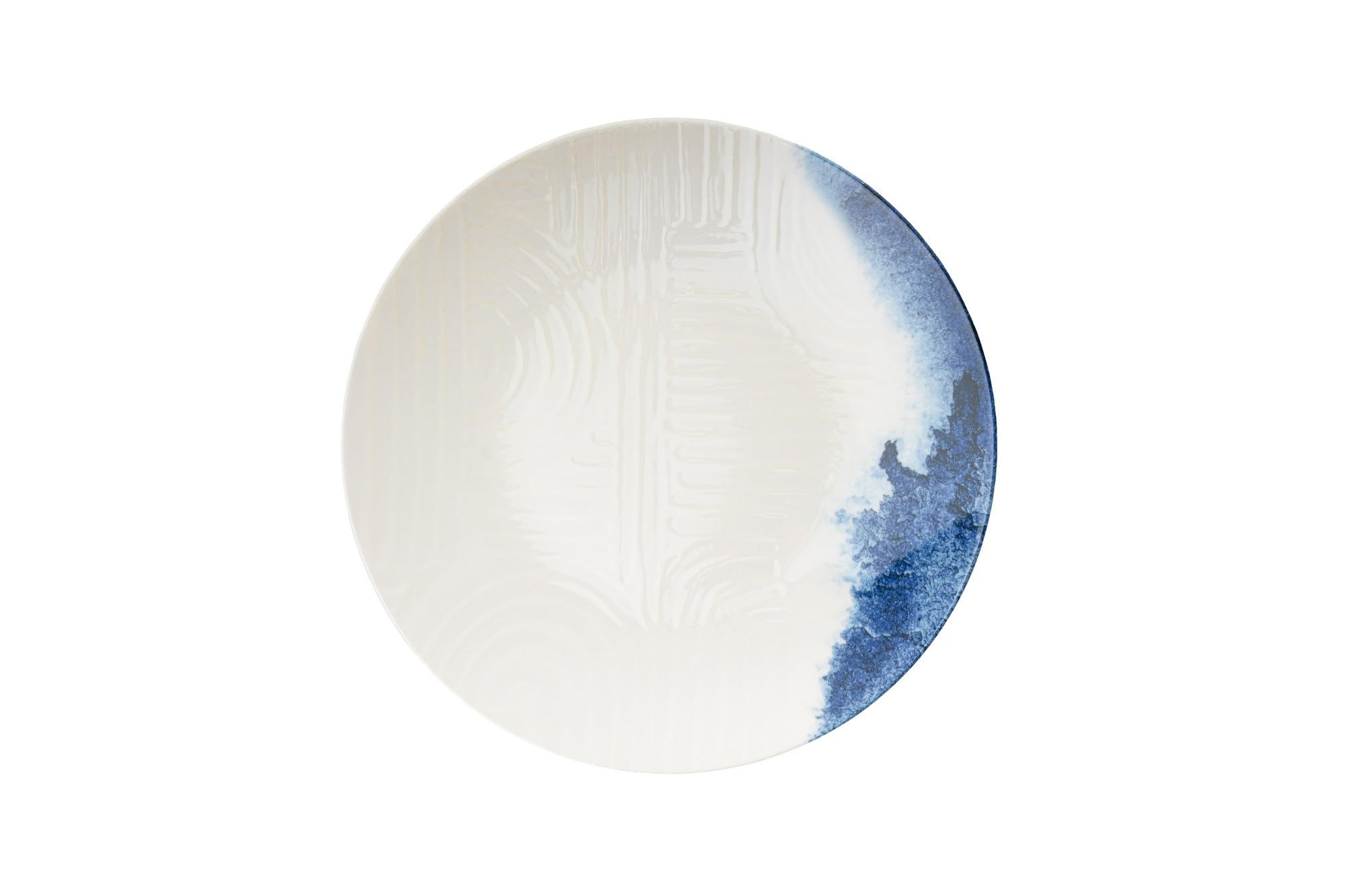 Elegante juego de cena de 24 piezas, 100% porcelana, incluye platos de servicio, cuencos y platos de postre, apto para lavavajillas y microondas, perfecto para cualquier ocasión