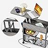 Amazon.com: Merapi Lift-top End Table with Charging Station, Gray Sofa ...