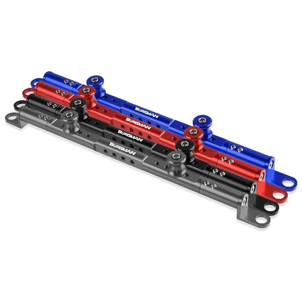 Moto Balance Bar Moto Manubrio Equilibrio Cross Bar Leva dello Sterzo Supporto della Staffa di Navigazione per Suzuki Burgman Street AN 125 200 400 650(Color:Burgman Logo)