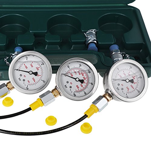 Tyenaza Bagger Hydraulikdruck Test Kit, Hydraulik Test Essgerät Kit