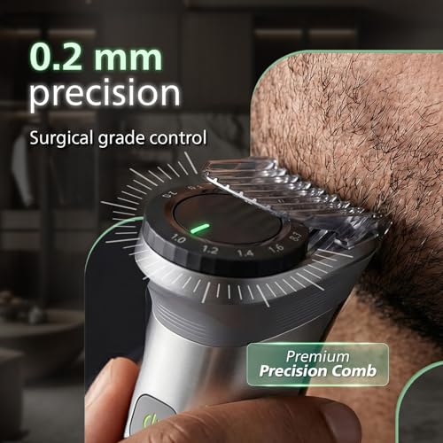 Image of Philips India's No.1 Men's Trimmer* | Effortless styling | BeardSense Technology | All-in-One Grooming Kit- Face, Head, Body | 120min runtime | IPX7 Waterproof | 5yr warranty* | MG5932