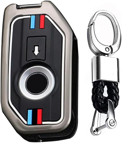 TECART Funda de aleación de zinc para llavero BMW F850 GS R1200 GS LC R1250GS ADV R1200GS LC Accesorios Protector