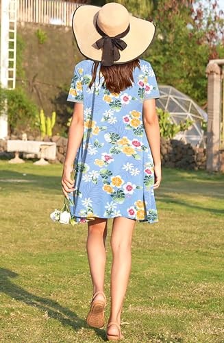 Image of Ekouaer Women Zipper Front House Coat Short Sleeves Robe Zip Up Bathrobes Short Nightgown with Pockets S-3XL