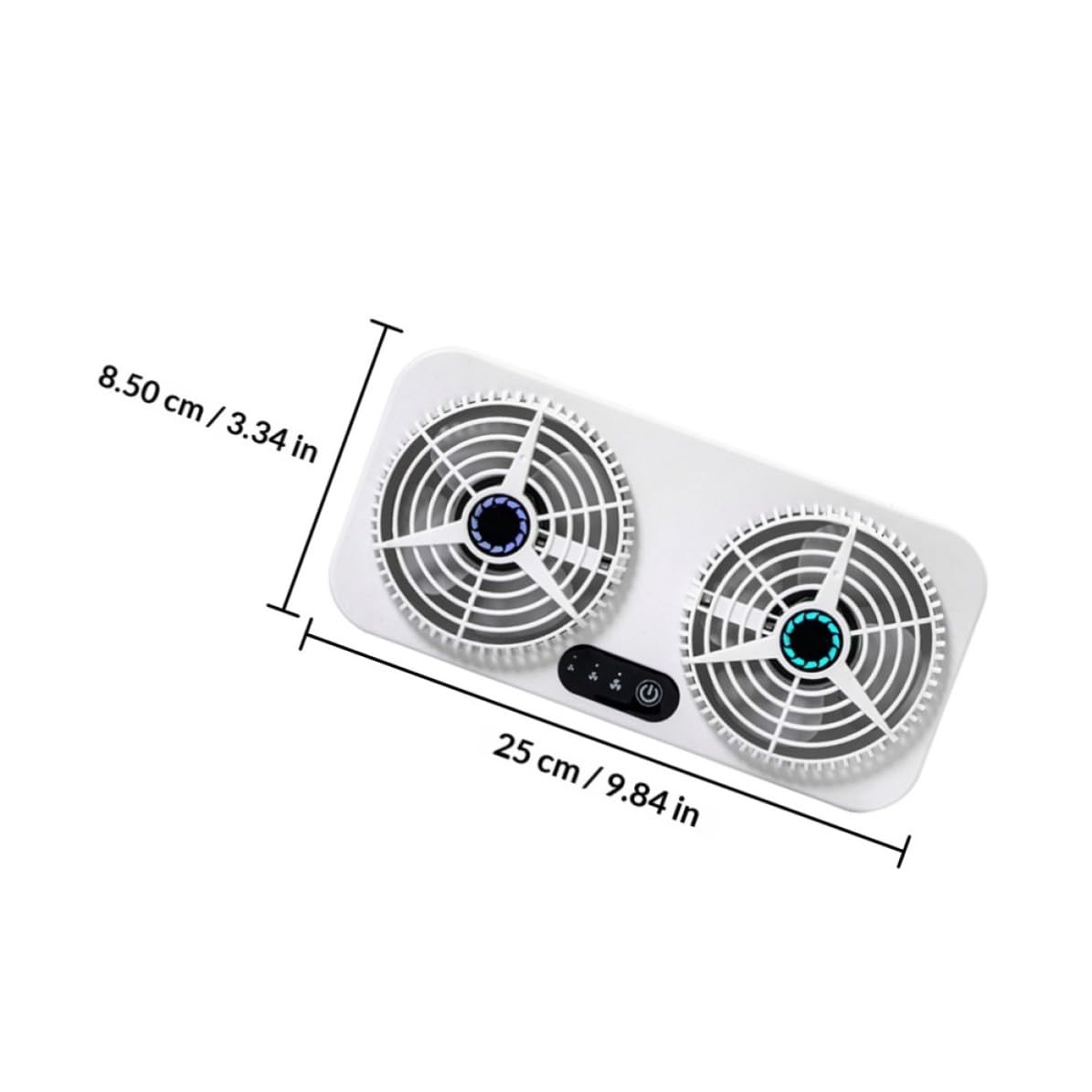 EXCEART Ventilador de Escape USB para Coche, Refrigeración y Ventilación