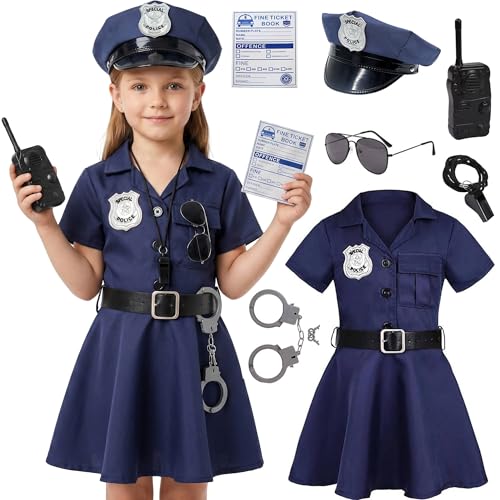 Disfraz Completo Niñas Policía Koatobbor 9-10 Años miniatura 1