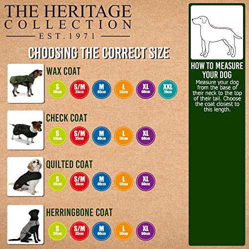 Ancol Heritage Quilted Dog Coat X Large, dark green, 60cm - Image 4