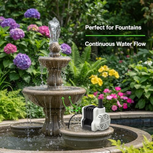 Image of ZAIBTRONIX 18Watt Submersible Water Aquarium Pump - 180V-230V, 1 M Cooler Pump for Desert Air Cooler, Fountains (18 Watt Pack of 1 Pcs) (18 Watt Delta)