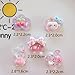 Spring Slime Charms Cute Set,Pink Bulk Mixed Flatback Resin Charms Set Ornament for DIY Resin Jewelry Making Scrapbooking Hairpin Decors,50 Pcs (Pink)
