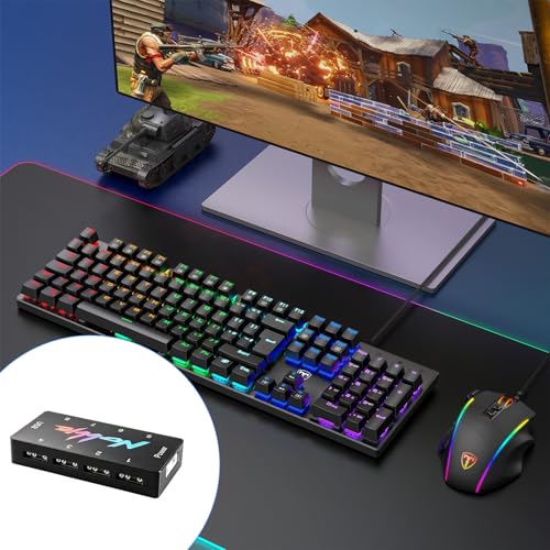 8-portowy kontroler sygnału RGB do komputera, 5 V, 3-stykowy kontroler SATA, kontroler ARGB, koncentrator oświetleniowy PC, rozdzielacz ARGB do wentylatora obudowy