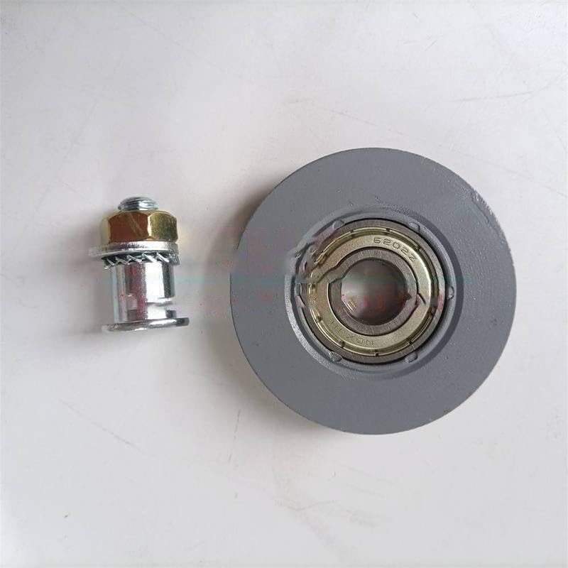 10PCS 68x14x6202 Elevator Door Hanger Roller OD68mm W14mm Bearing 6202 with Screw M10 Use for