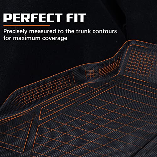 Nikalaika Cargo Liner For 2023 Honda Hr-V All Weather Protection Tpe Rear Cargo Tray Trunk Mats For Honda Hrv 2023 Interior Accessories, Odorless Anti-Slip, Black #TOP1