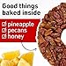 Collin Street Bakery Pineapple Pecan Cake (1 lb 14 oz) in Collectible Gift Tin - 115 Regular Size 7” Cake with Pecans, Pineapple, & Honey