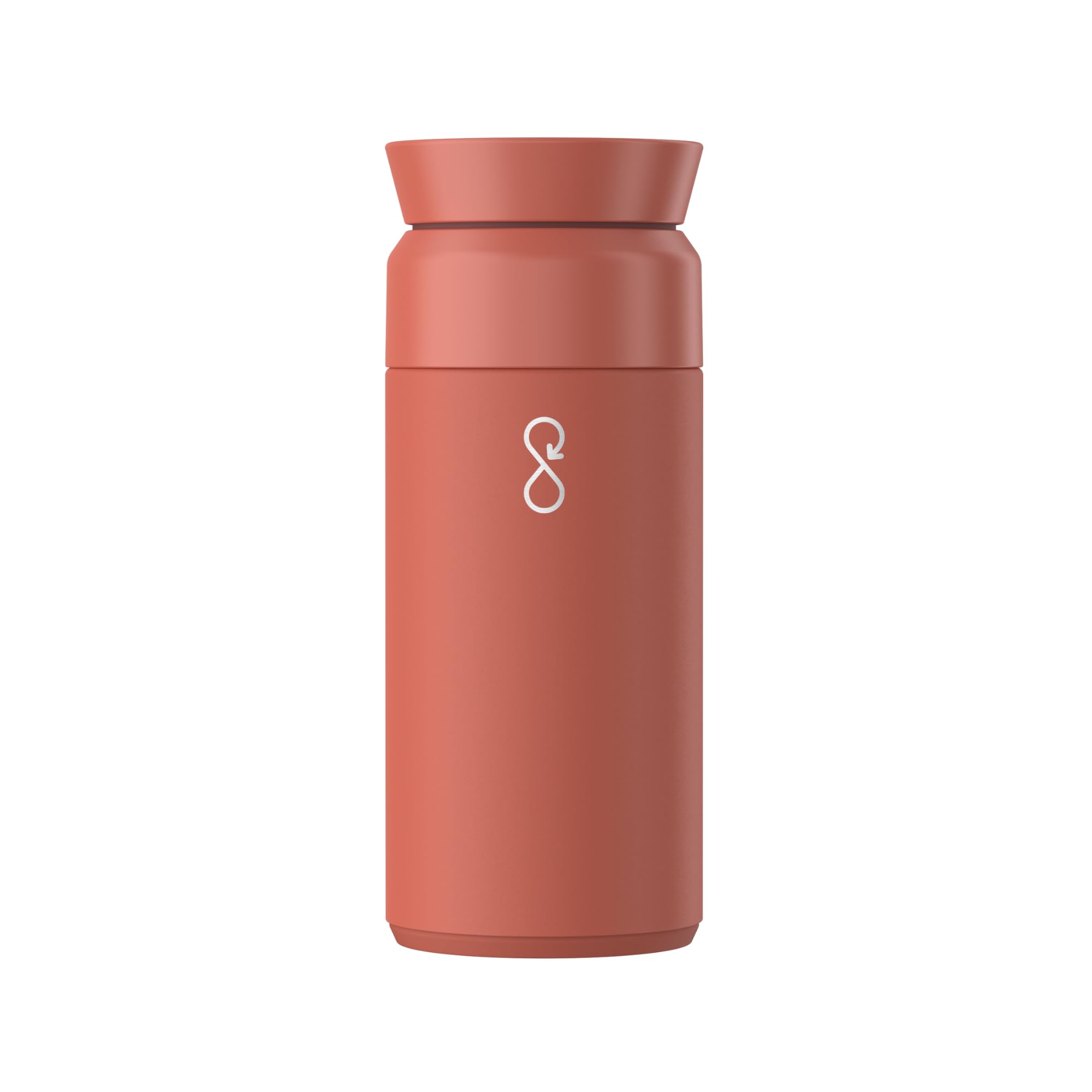 Ocean Bottle - Recycled Stainless Steel Brew Flask - Eco-Friendly & Reusable Bottle - 350ml (Sahara Red)