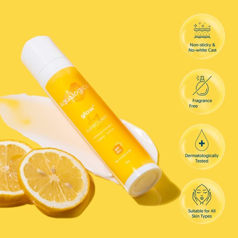 Image of Aqualogica Hydra Glow Duo | Dewy Sunscreen + Hydra Gel Moisturizer | 24-Hour Intense Hydration | SPF 50+ & PA++++ Protection | All Skin Types