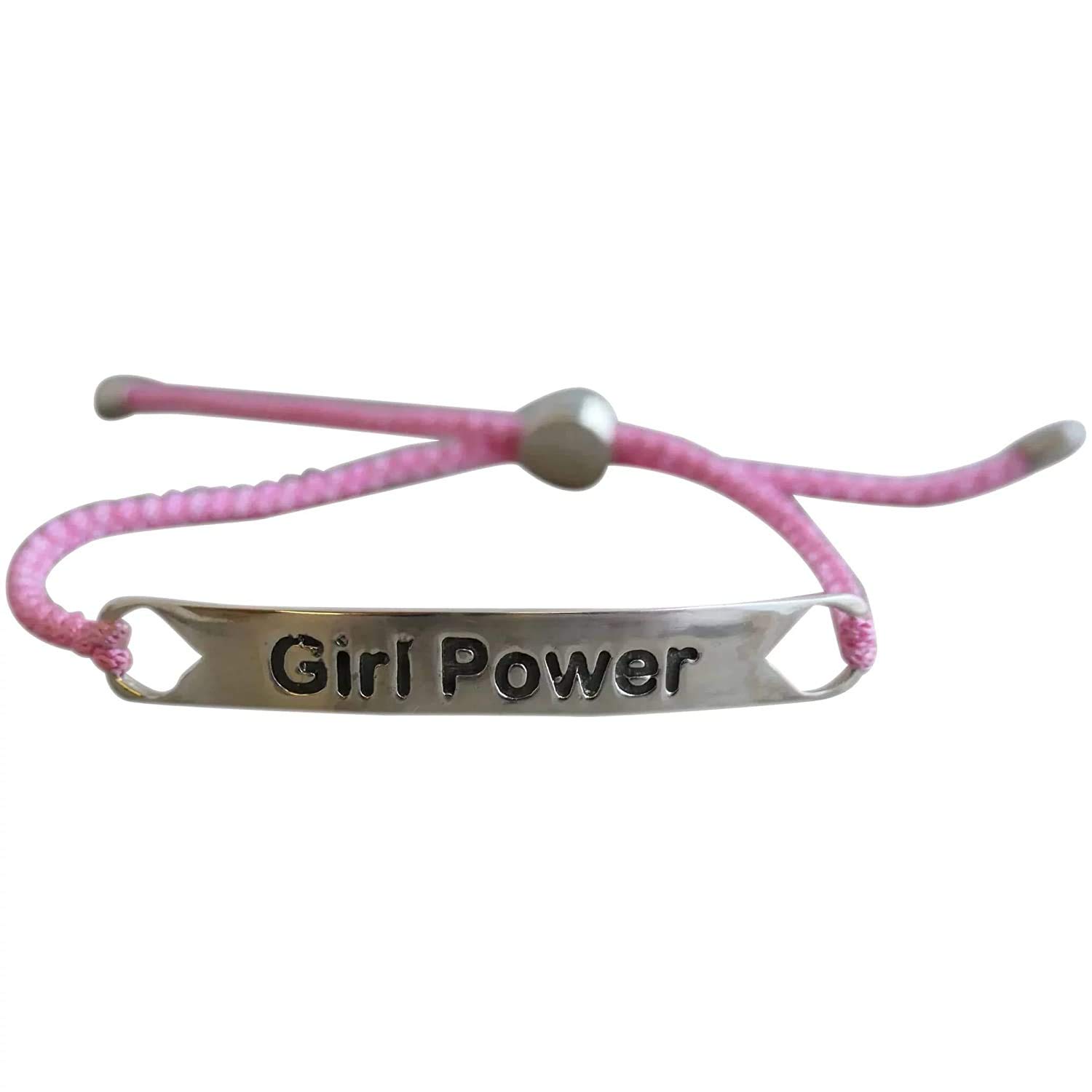 Empower Sterling Silber Armband in roter Kordel