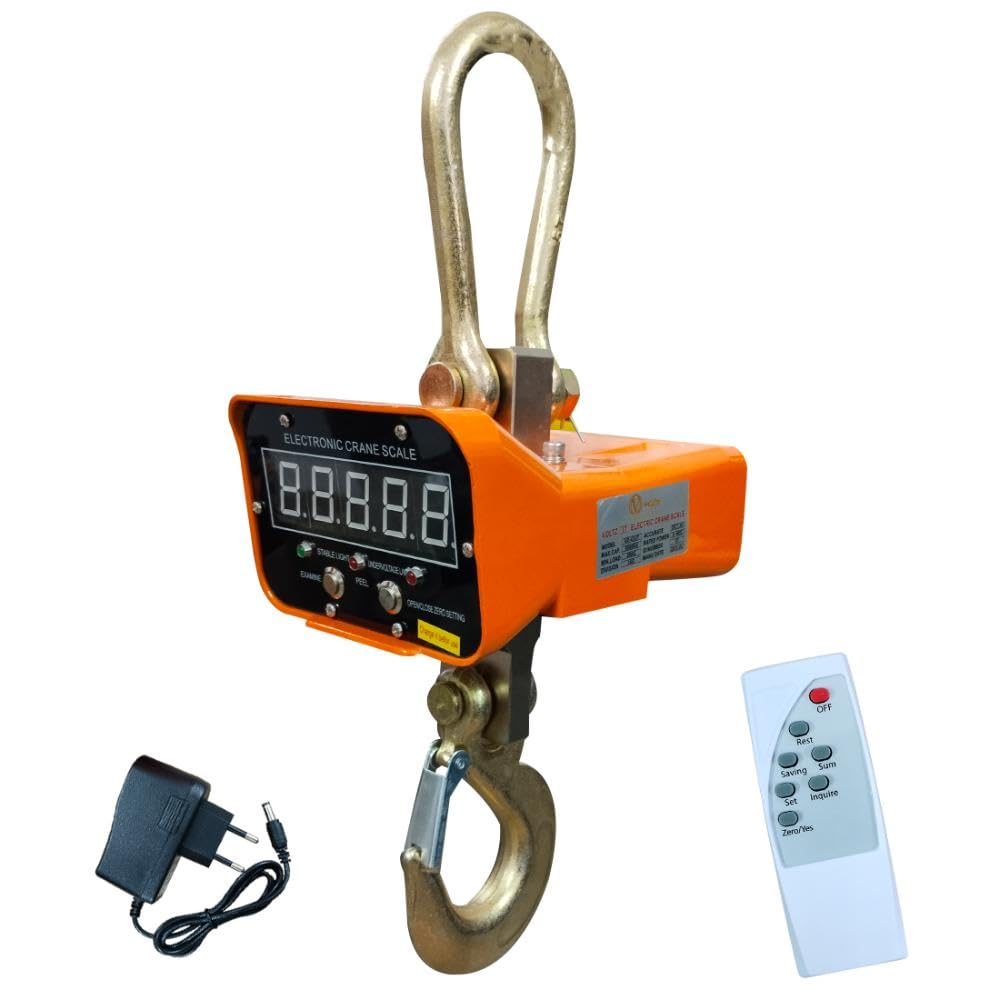 VOLTZ VZ-CS 3 Ton Digital Scale 6600lb/3000Kg Digital Hanging Scale Industrial Heavy Duty Crane Scale with Remote Control-image-40