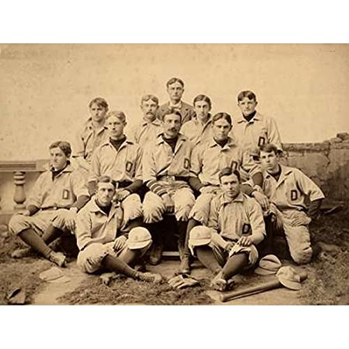 ArtDirect Dartmouth College, D, 1896 II 10x8 UnFramed Art Print Poster Ready for Framing by A.G. Spalding Baseball Collection