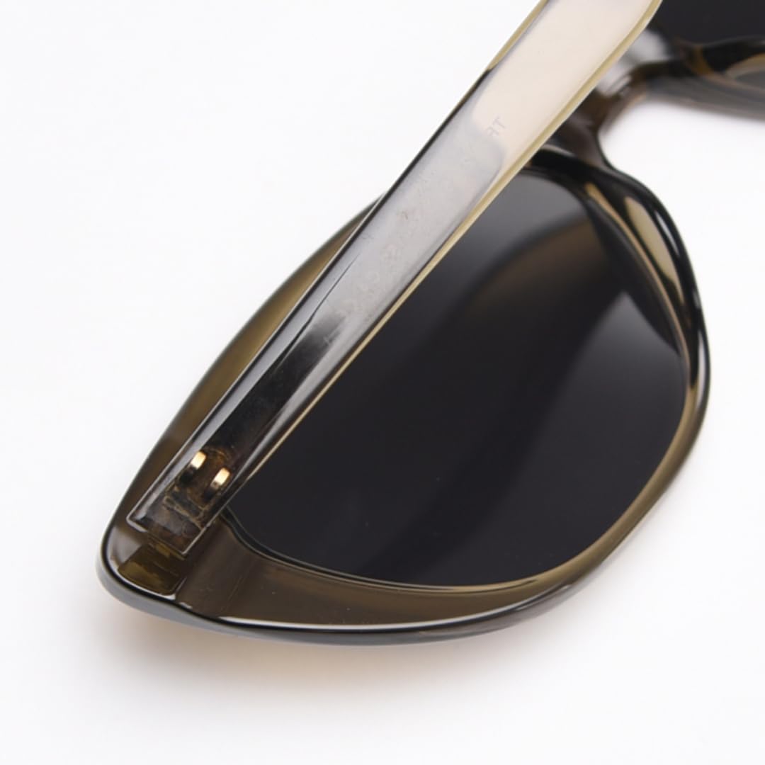 Occhiali da sole polarizzati Cat Eye da donna, stile retrò, da uomo, con montatura in TR90 e stampa leopardata.