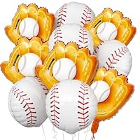 Amazon | BTZO 風船 バルーン 野球テーマ 10個セット アルミ風船