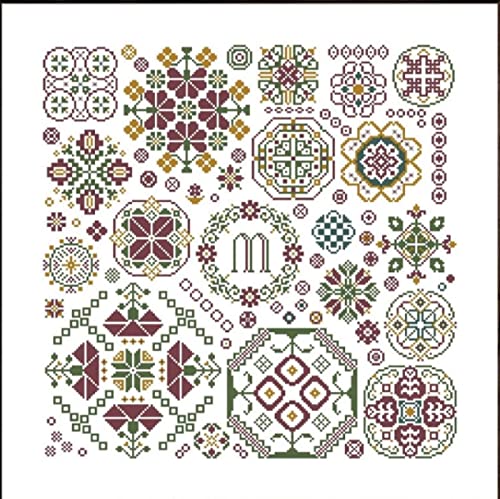 Point de Croix 11CT Kit Broderie Toile Imprimée Loisir Créatif