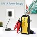 15V 1A Power Supply Charger for Car Jump Starter, Peak 450A 500A 600A 800A 1000A for Auto Battery Booster Schumacher TACKLIFE T6 DBPOWER DJS50 GOOLOO Power Supply