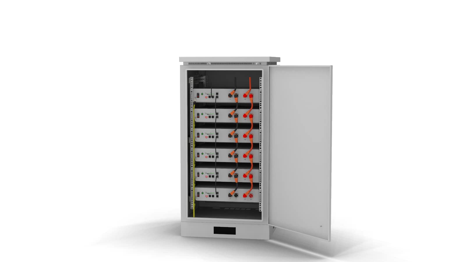 Pylontech US2000 - Armario para exteriores e interiores IP65, color gris para hasta 6 baterías de iones de litio, 15 kWh