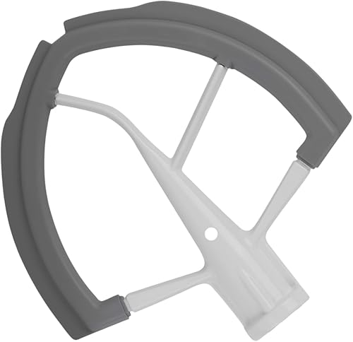 Batidor de borde flexible de 6 cuartos para batidoras KitchenAid con bordes de silicona para accesorios y accesorios de ayuda de cocina