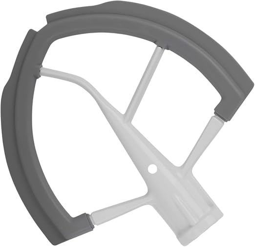 6 Quart Flex Edge Beater for KitchenAid Bowl-Lift Stand Mixers With Silicone Edges For Kitchen Aid Accessories and Attachments