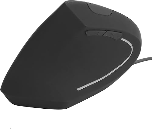 Miniatura 7 de Ratón de mano izquierda con cable, ratón vertical de mano izquierda, mouse ergonómico vertical 80012001600DPI USB ratón óptico, fácil de usar. (mano