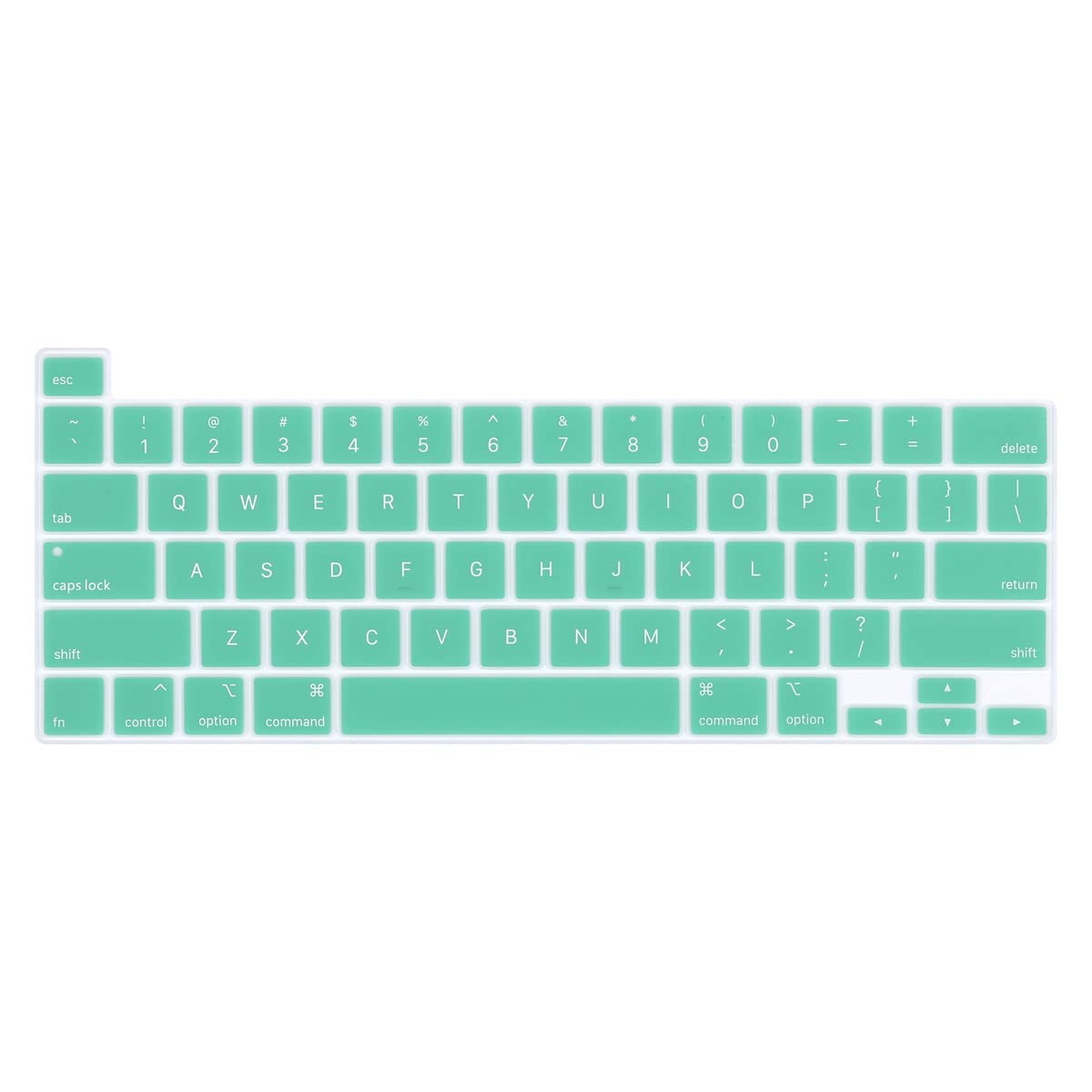 Batianda Gradient Color Silicone Keyboard Cover Skin for New MacBook Pro 13 M1 M2 2022 2020 Release A2338 A2289 A2251 & 2019 MacBook Pro 16 A2141