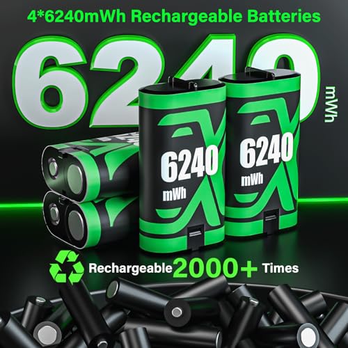 image for DBEPANK Rechargeable Xbox Controller Battery Pack for Xbox one/Xbox On