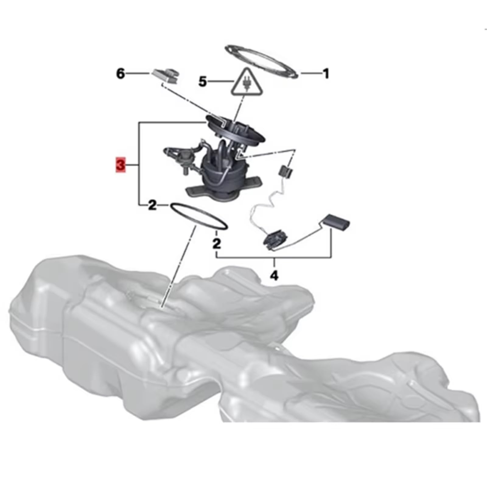 Pompes à carburant Compatible Avec BMW Pour F07 535GT F10 F12 F13 523I 535I 528I Pompe À Essence Automobile Ensemble Voiture 16117260640