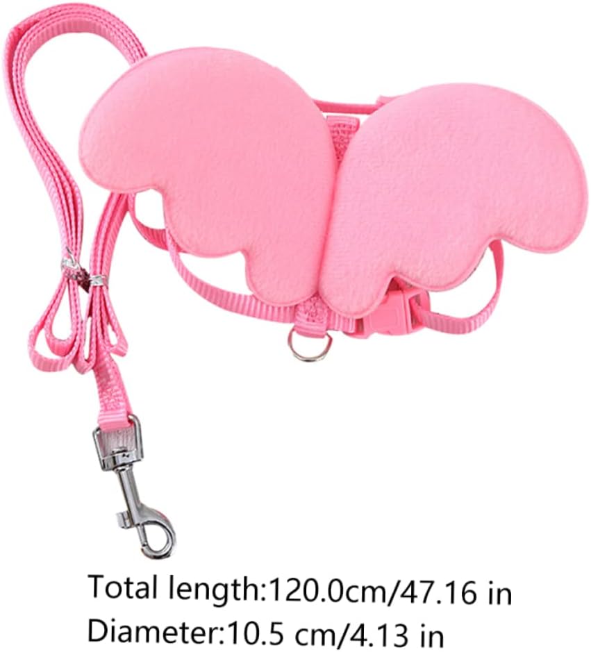 ORFOFE 1Pc Adjustable Pet Traction Rope for Ducks Lightweight and Breathable Leash for Comfortable Walking for Daily Use and Outdoor Adventures Pink