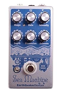 A chorus pedal with as many modulation possibilities as there are fish in the sea Capable of tones from subtle, shimmery chorus sounds, to wobbly, warbly pitch-bent detuning Works well following fuzz/overdrive/distortion pedals without getting muddy,...