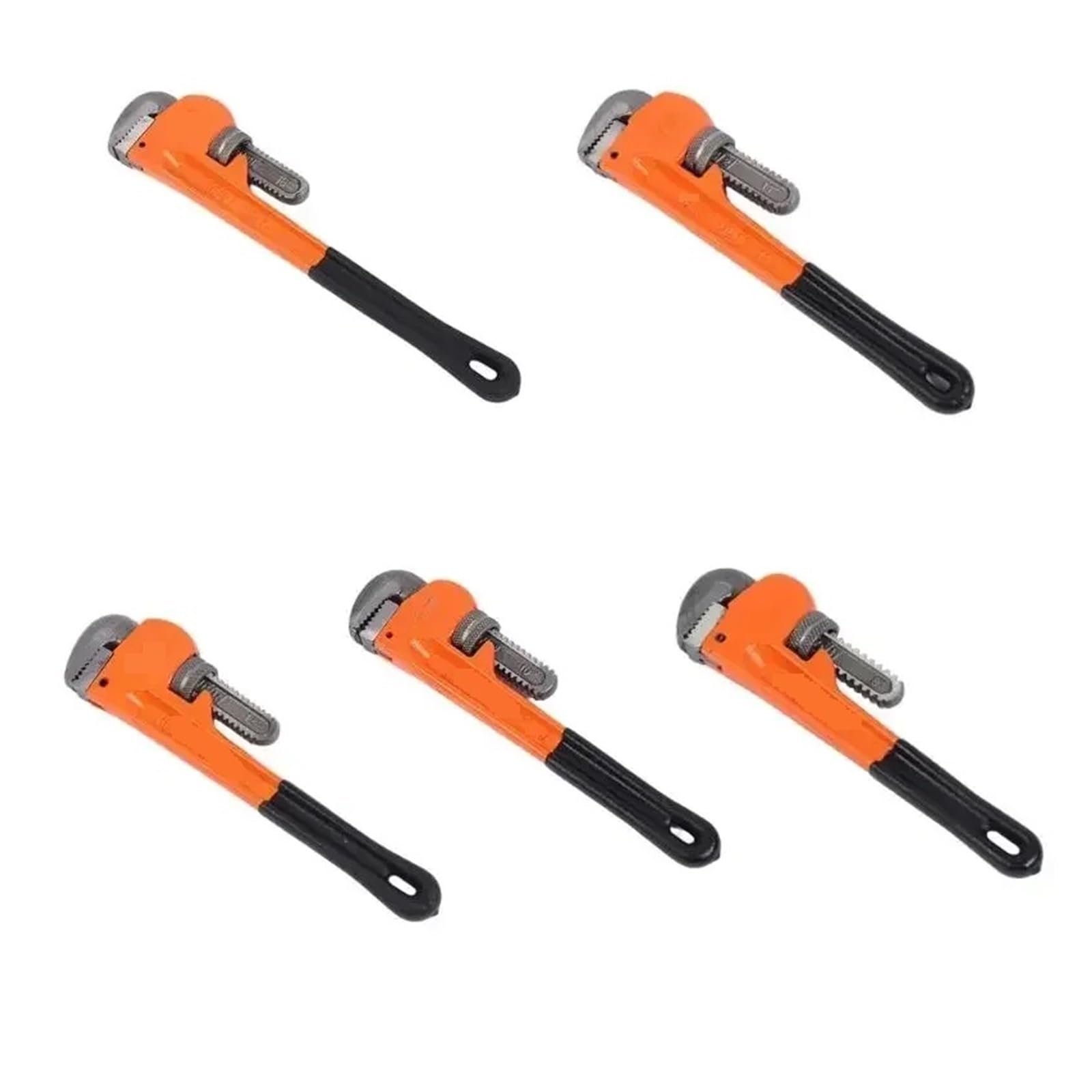Cały klucz do kucia pazurów szczypce do rur hydraulicznych, klucz nastawny, uniwersalne narzędzie do węża, wytrzymałe i regulowane, do prac hydraulicznych, 8" / 10" / 12" / 14" / 18" (10 cali)