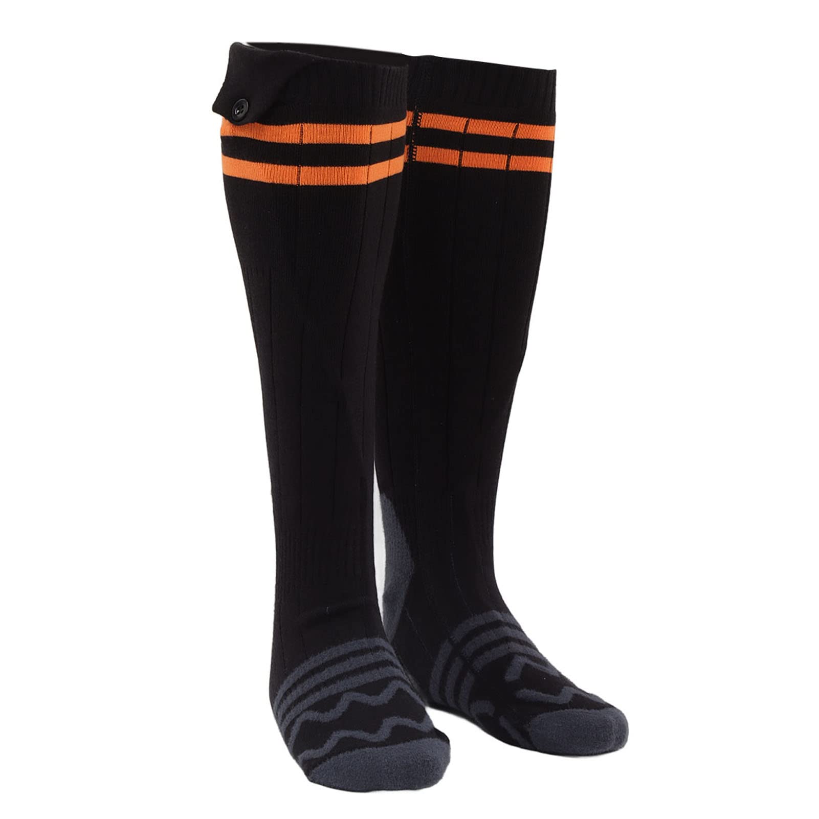 Chaussettes Chaudes d'hiver Semelles complètes Chaussettes chauffées Thermiques pour Hommes Femmes en Plein air Ski de Chasse