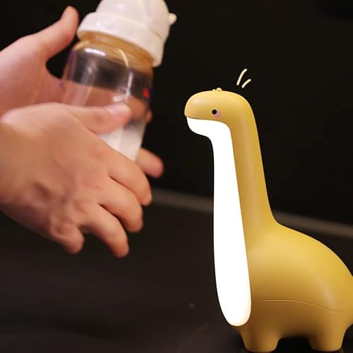 Miniatura 3 de Lámpara de noche de dinosaurio, luz nocturna regulable recargable por USB, luz de sueño para dormitorio de niños, regalos lindos para niñas, niños,