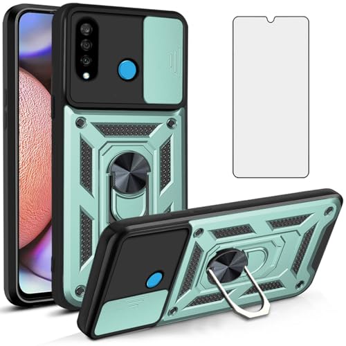 Coque Huawei P30 Lite avec cache caméra coulissant anti-rayures et verre trempé protection 360