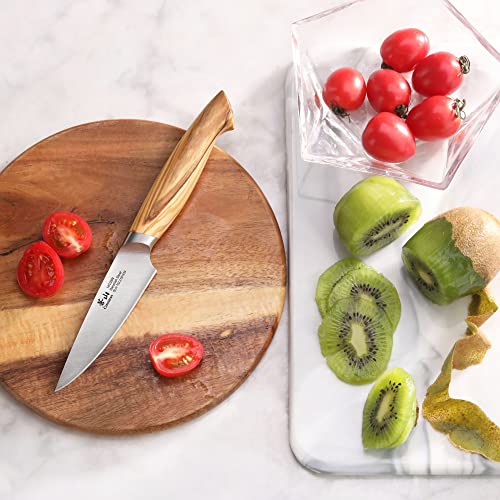 Cangshan Oliv Series 501639 Swedish 14C28N Steel Forged 3.5" Paring Knife #TOP3