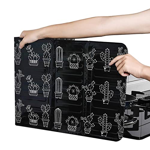 Paraschizzi d'olio, pieghevole, paraspruzzi d'olio, paraschizzi di olio, pannello in alluminio, barriera per olio, barriera a prova di olio, strumento da cucina per cucinare