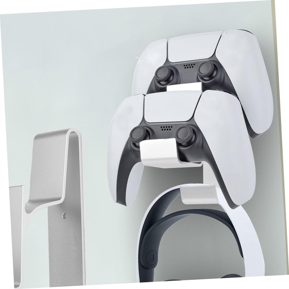 IMIKEYA Supporto Parete per Cuffie Gaming e Controller, in Lega di Alluminio, Stabile e Pratico, per Home e Stanza