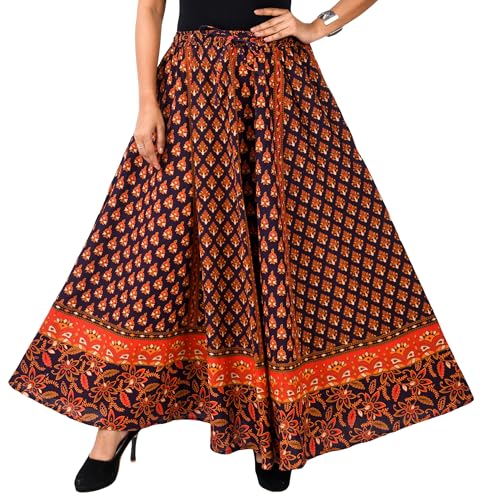 Image of Premium Cotton Skirt for Women with Pocket, Free Size